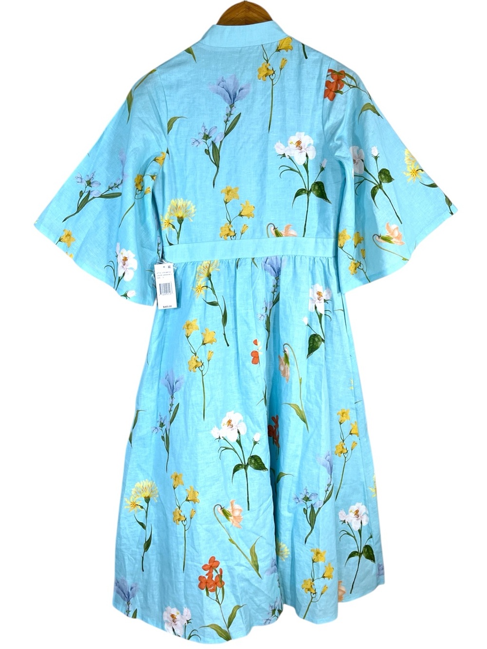 NWT Mestiza New York Carmen Garden Waltz Print Mandarin Collar Midi Dress Size 6 - Picture 8 of 9